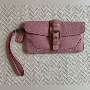Coach Pink Wristlet